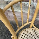 Viennese chair vintage curved wood