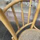 Viennese chair vintage curved wood