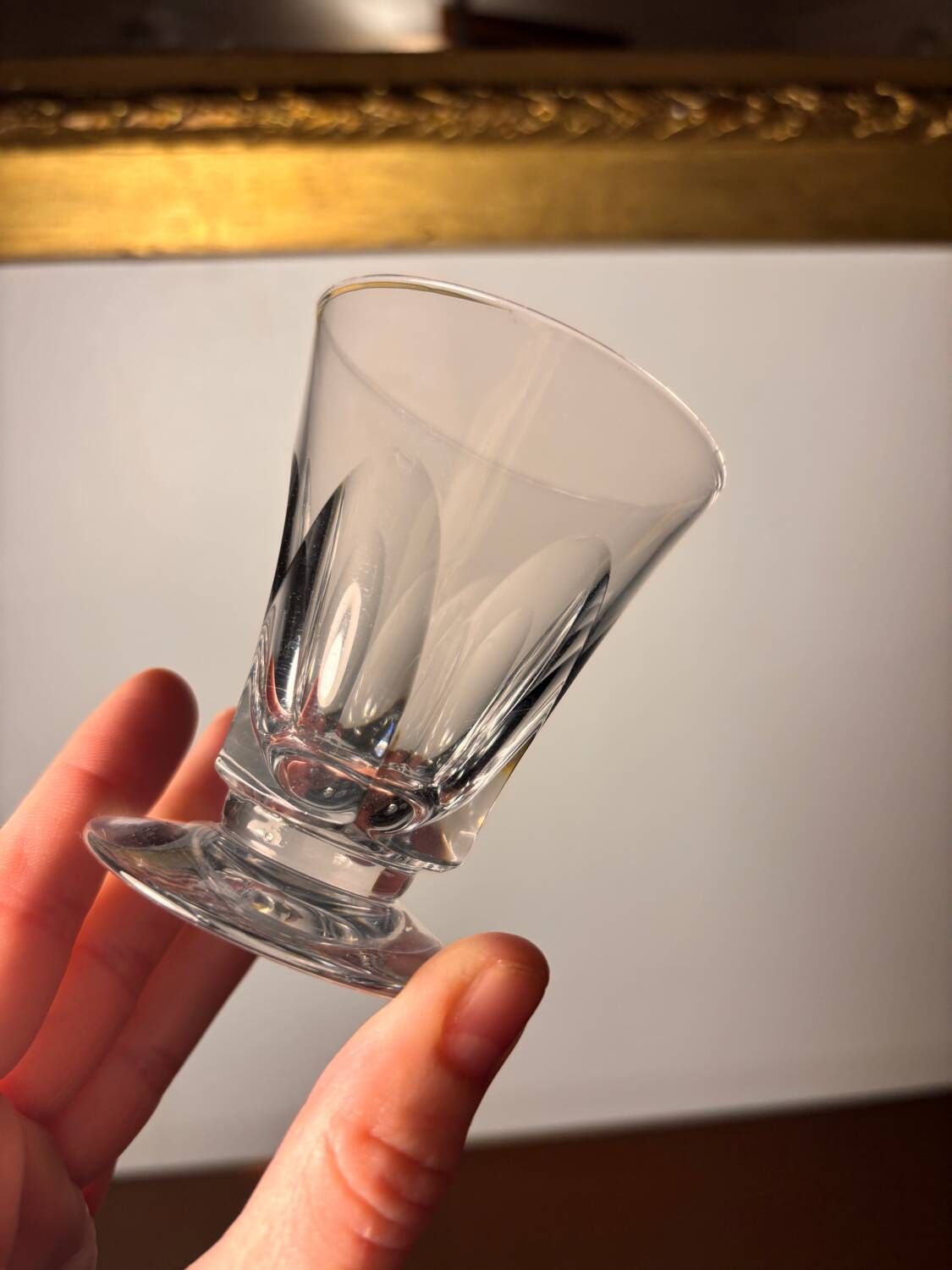6 Sèvres crystal glasses