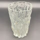 Vase vintage en verre glacé attribué à Georgshütte