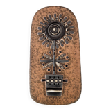 Vintage ceramic wall plaque 1960 MH Bataille