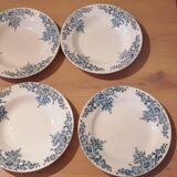 Lot d'assiettes terres de fer