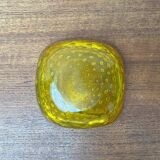 Vintage Italian Bullicante Glass Bowl from Murano