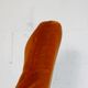 Space age chair, fiberglass, orange velvet, circa 1970s