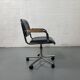 Fauteuil de bureau tubulaire noir
