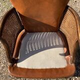 Pair of leather armchairs cannish cheeks