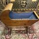 Regional work wooden cradle