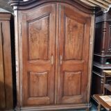 Solid wood wardrobe