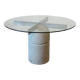 Italian brutalist dining table by Giovanni Offredi for Saporiti Italy