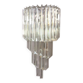 Twister triedro murano glass wall sconce