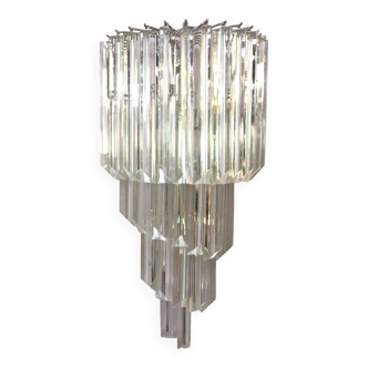 Twister triedro murano glass wall sconce