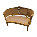Banquette Louis XVI cannée