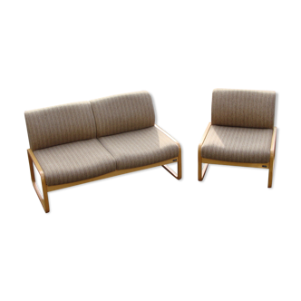 Canapé et fauteuil par Wilkhan , années 1970