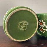 Duo vintage plant pot West Germany