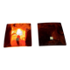 1970s resin wall lamps