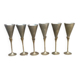 Brass and metal champagne cup