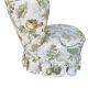 Vintage floral patterned cocktail chairs/armchairs