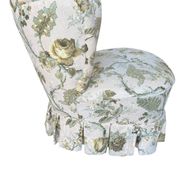 Vintage floral patterned cocktail chairs/armchairs