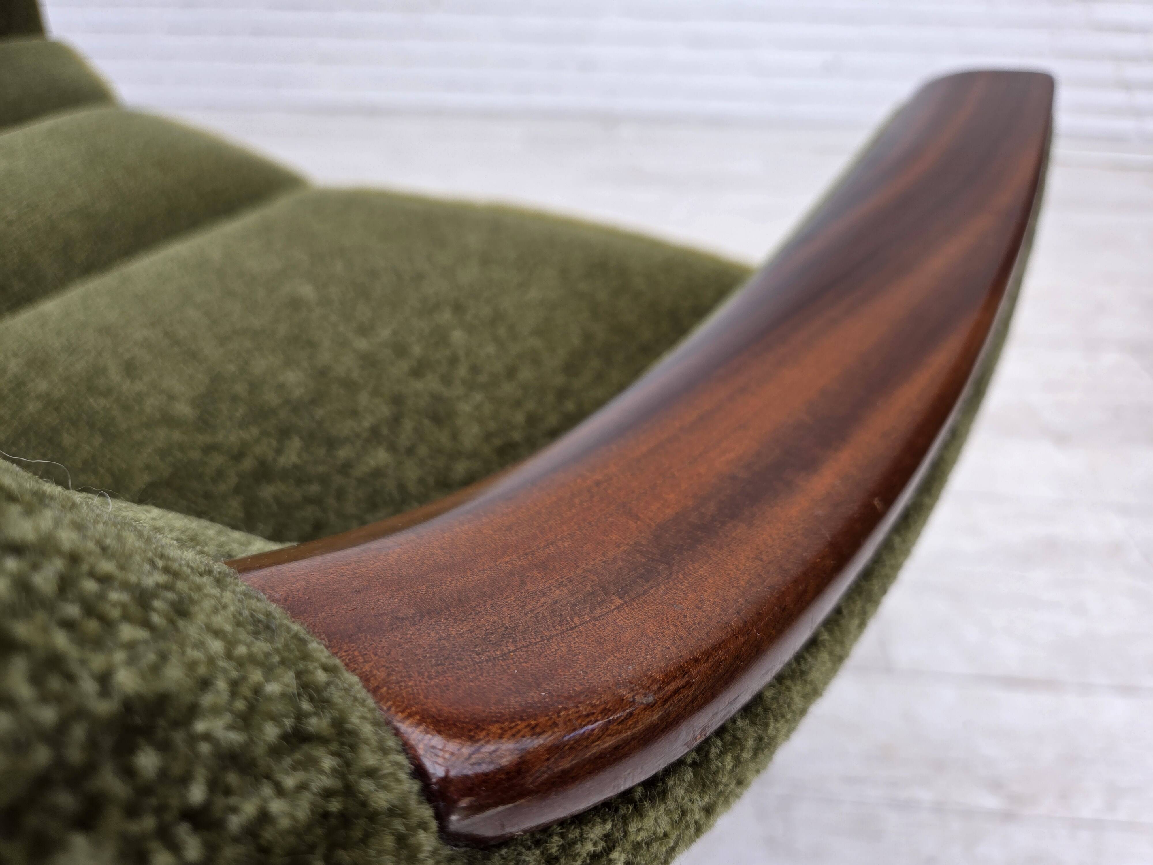 1970s, Norwegian vintage 3-seater sofa, teak wood.