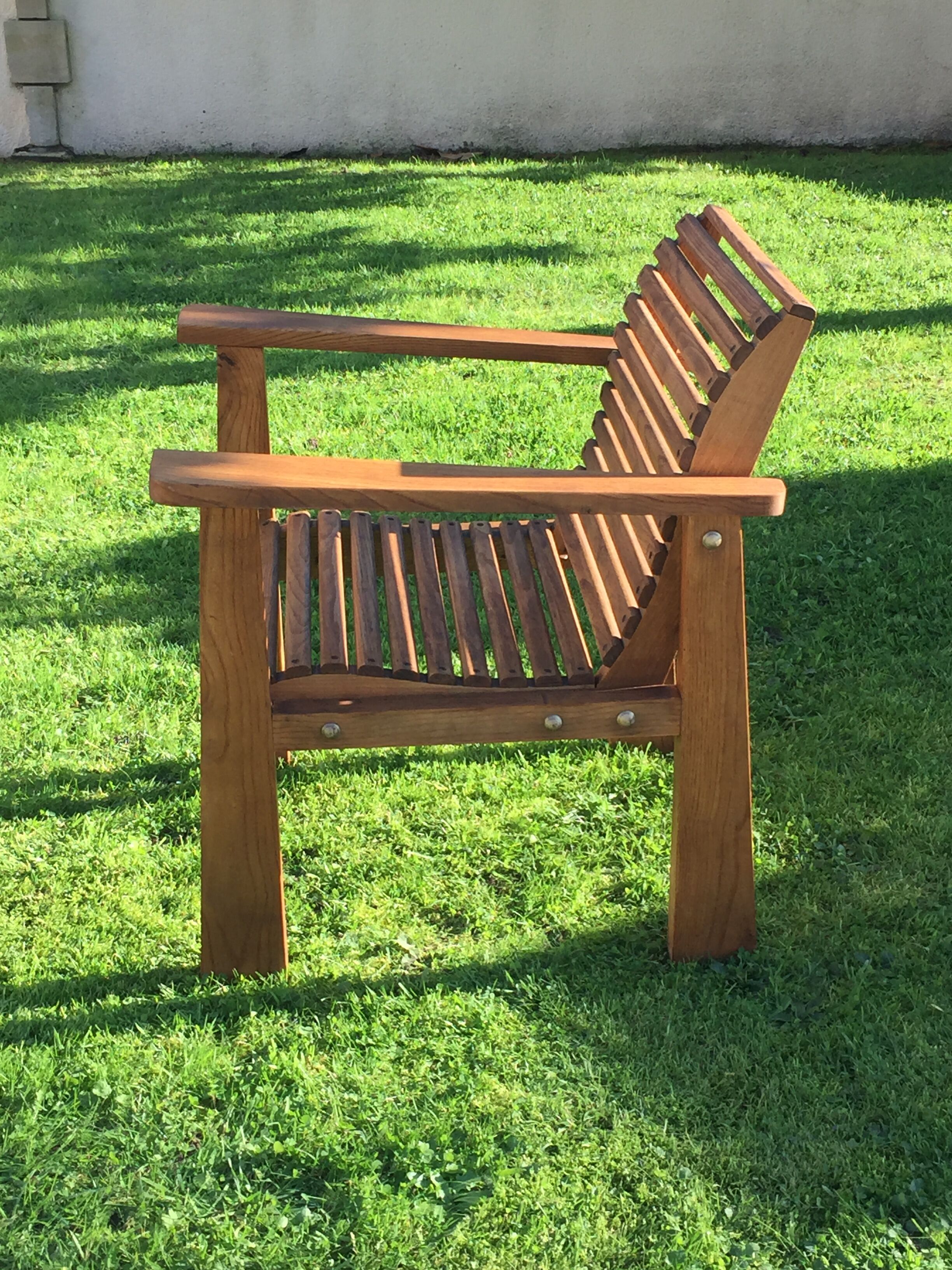 Post-war wooden removable chair