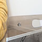 Vintage plexiglass magazine rack