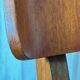 6 beech and teak chairs - Denmark 1940s