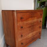 Walnut chest of drawers 1950