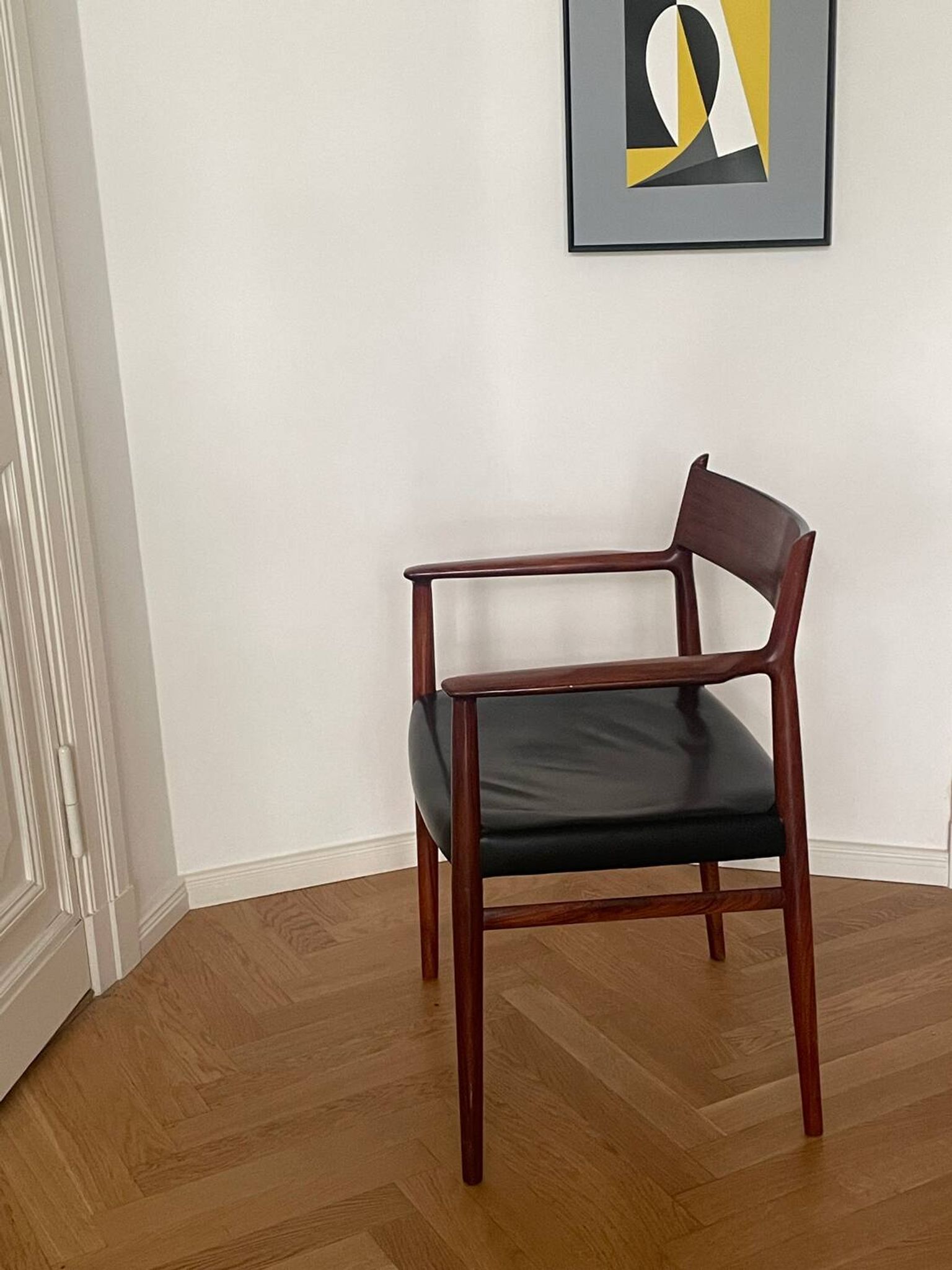 Fauteuil Arne Vodder en palissandre par Sibast 1960