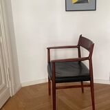 Fauteuil Arne Vodder en palissandre par Sibast 1960