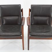 1960s Pair of Arne Vodder 431 Armchairs by Sibast Mobler, Denmark