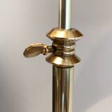 Brass floor lamp