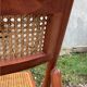 Pair of Italian folding chairs in vintage canning