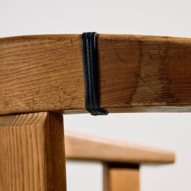 Vintage Oak Armchair by Lars Gangsø, 1970s