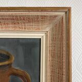 Nature morte sur bois