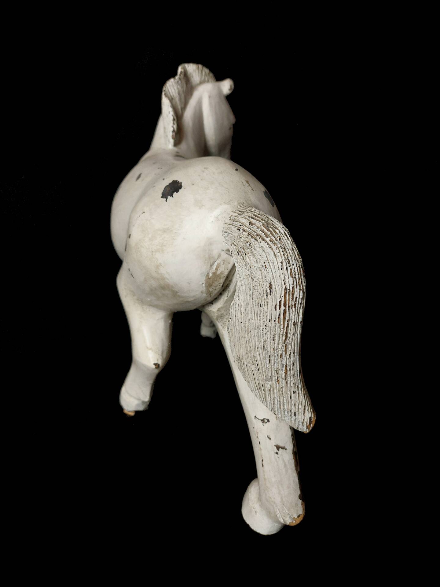 Carved wooden horse – Folk Art