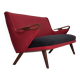 1960s, Danish design by Ch. F. Brodersen, 2 seater sofa, reupholstered.