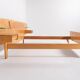 1950’s Mid-Century Italian Modern double bed frame from Vittorio Dassi