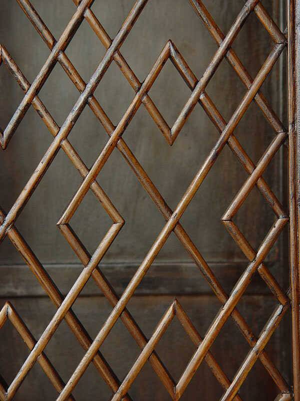 Lattice Chinese cabinet