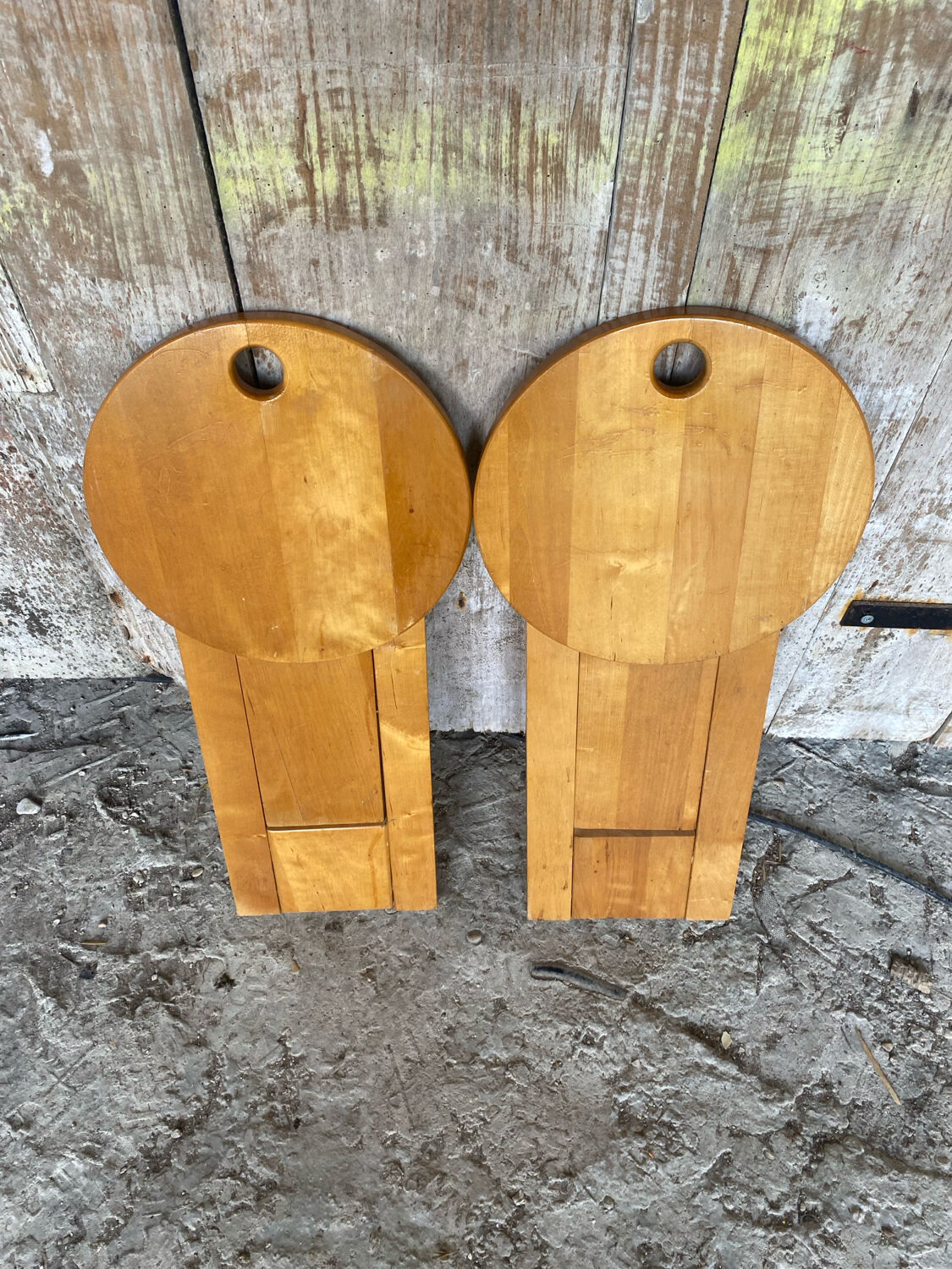 Pair of Folding Stools SUZY Design Adrian Reed Style Roger Tallon Bo