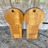 Pair of Folding Stools SUZY Design Adrian Reed Style Roger Tallon Bo