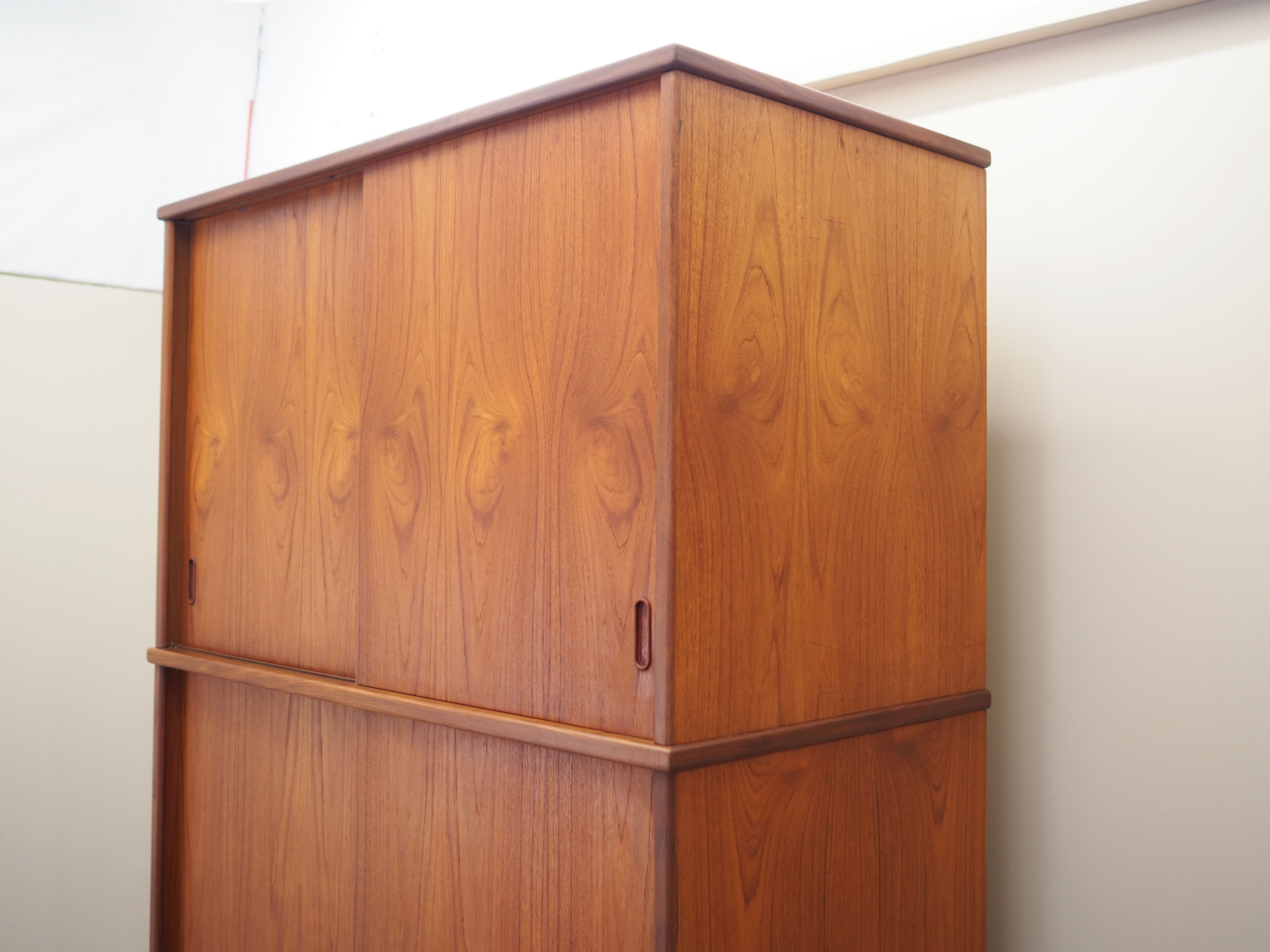 Teak wardrobe, Danish design, 60s, made in Denmark