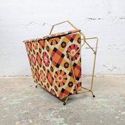 Porte-revues vintage flower power