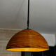 Large rattan pendant light from the 1970s.