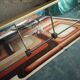 Venetian art deco brasserie mirror - 92x180cm