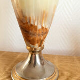Onyx vase and gilded metal