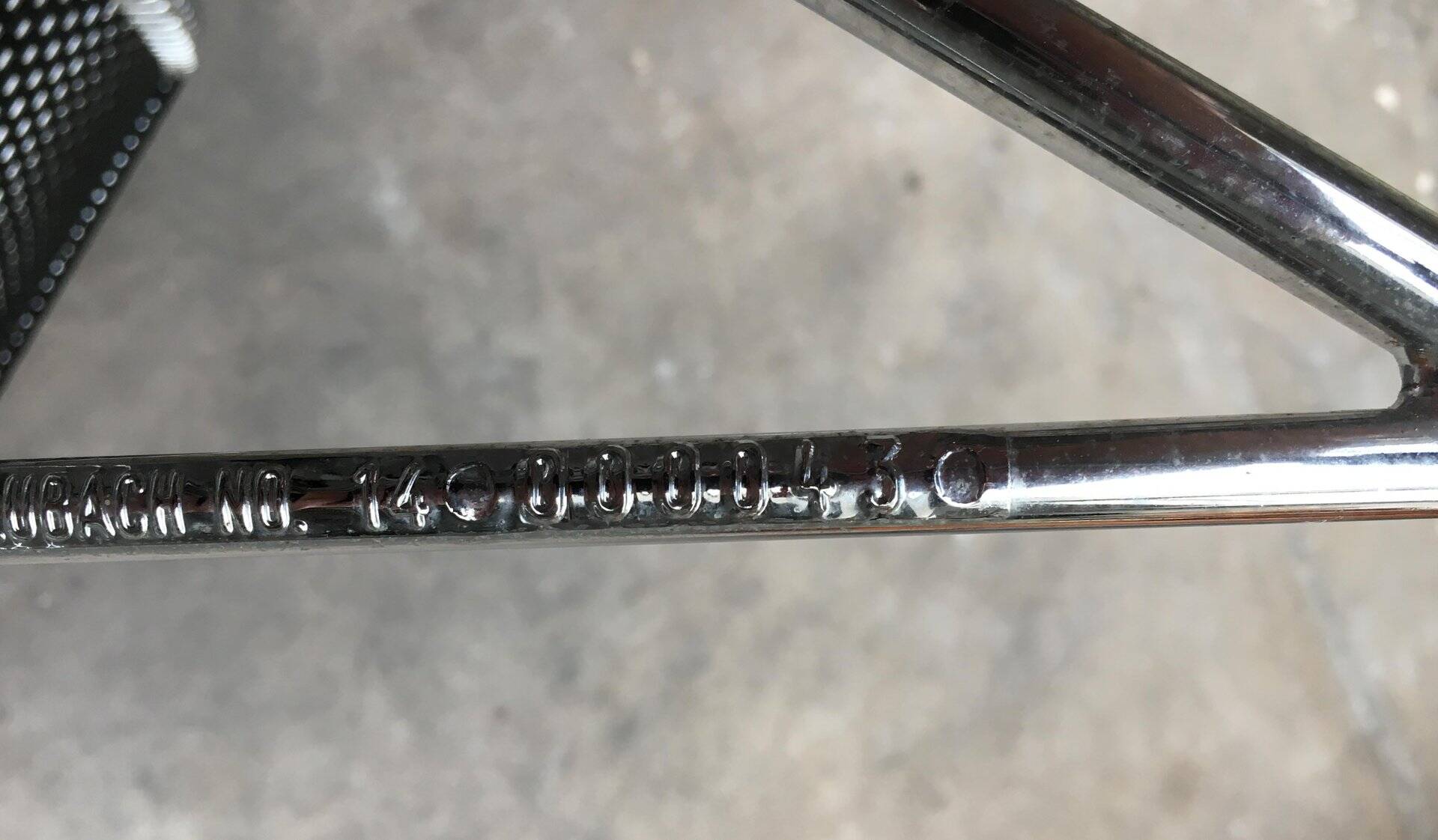 Vintage cantilever chair by Till Behrens for Schlubach