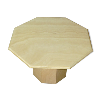Travertine coffee table