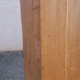 Old Parisian cabinet in fir