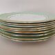 9 assiettes plates L'Amandinoise "Cafés Nico"