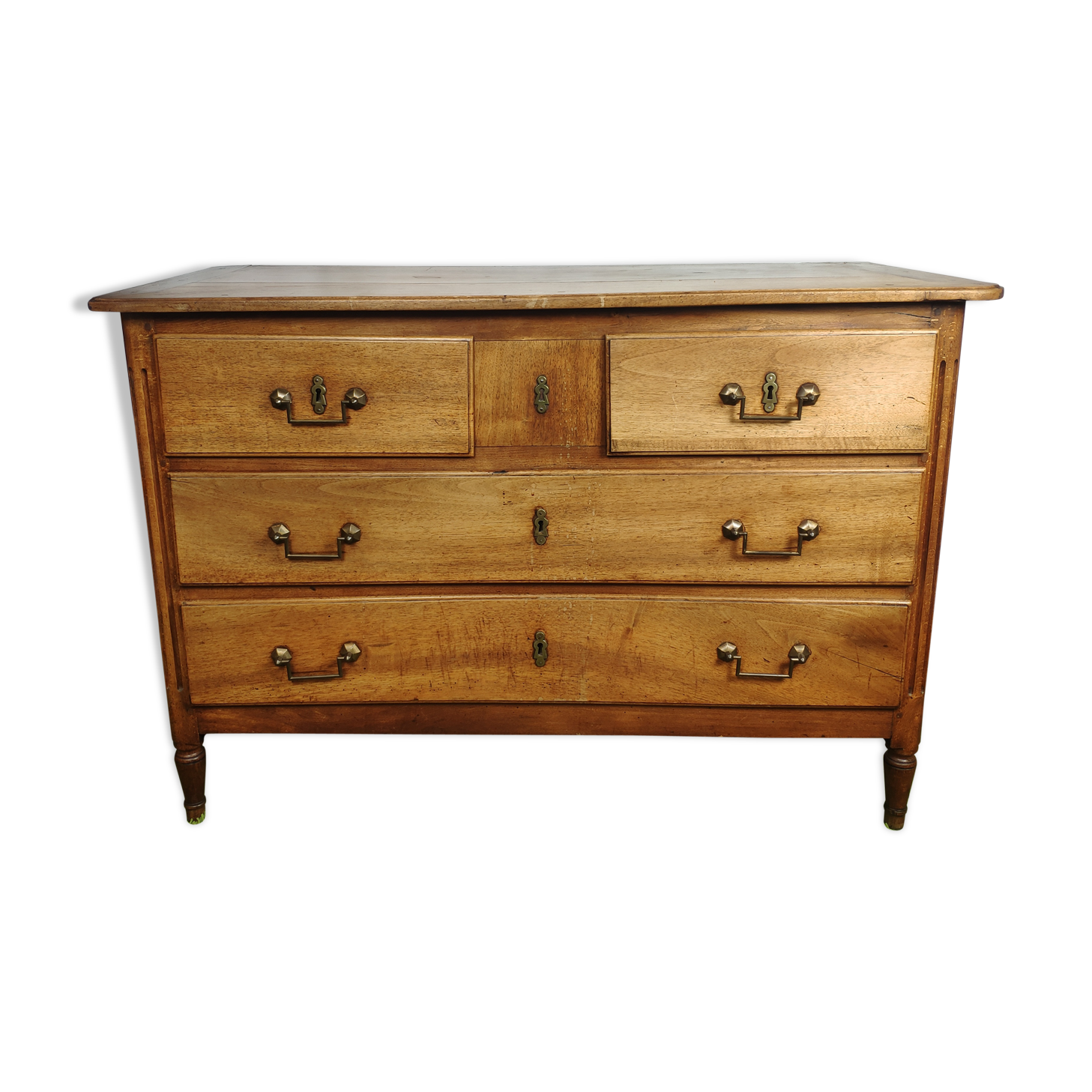 Louis XVI light oak style chest of drawers